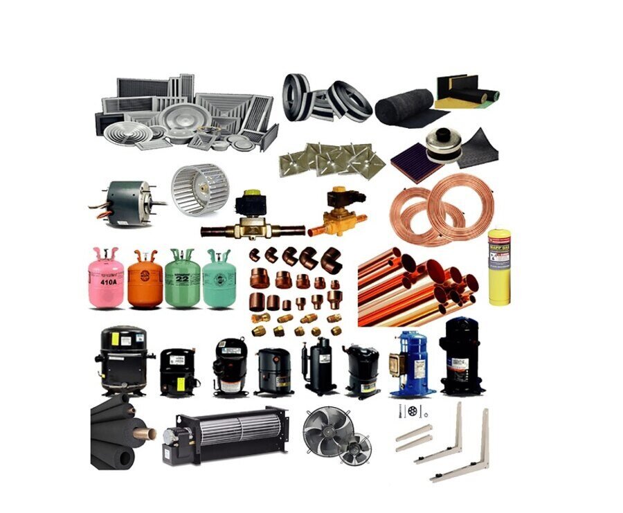 Compressors, copper tube, refrigerants, grilles and HVAC spares